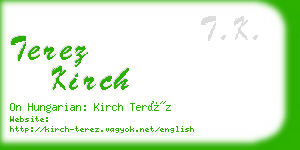 terez kirch business card